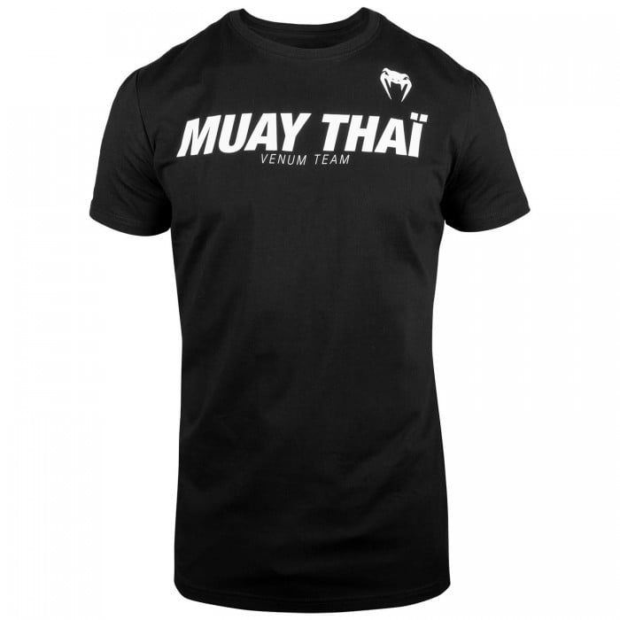 Тениска - Venum Muay Thai VT T-shirt - Black / White​